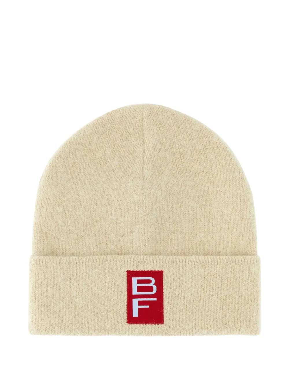 By Far Logo Detail Beanie In Neutral
