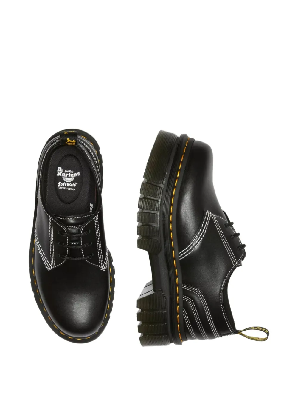 Dr Martens Audrick 3I gewatteerde loafers met plateauzool Zwart