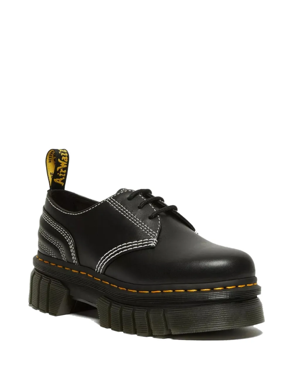 Dr Martens Audrick 3I gewatteerde loafers met plateauzool Zwart