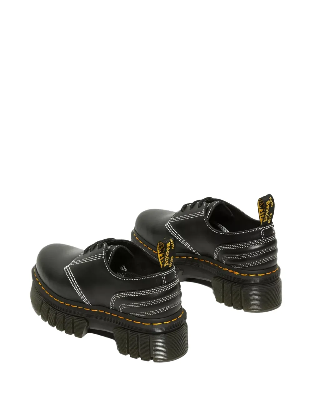 Dr Martens Audrick 3I gewatteerde loafers met plateauzool Zwart