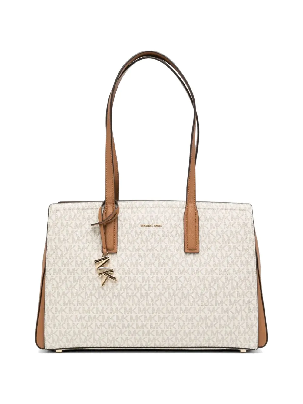 Michael Michael Kors medium Laila monogram appliqué tote bag - Toni neutri