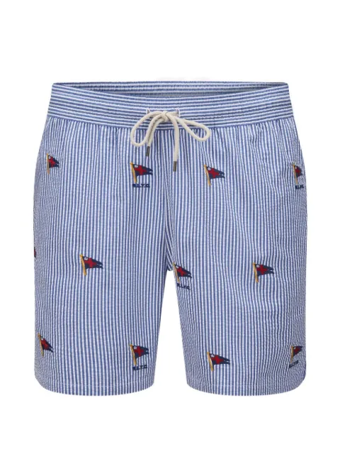 Polo Ralph Lauren short de bain à rayures brodées