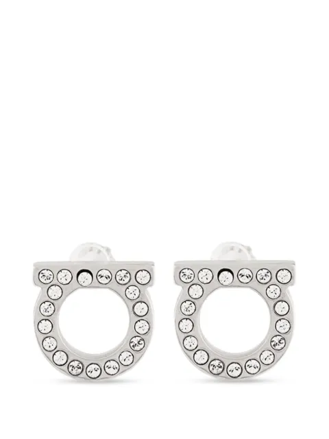 Ferragamo Gancini embellished earrings