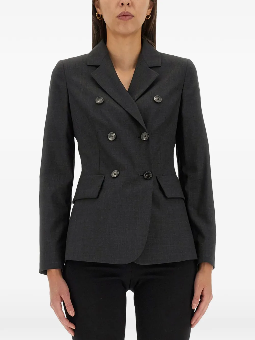 Max Mara Blazer doppiopetto - Grigio