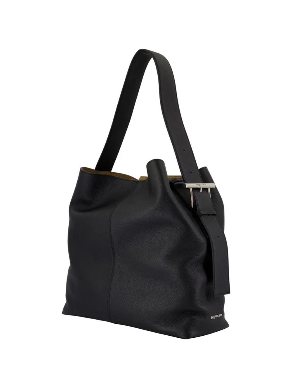 Alexander McQueen logo-appliqué shoulder bag - Nero