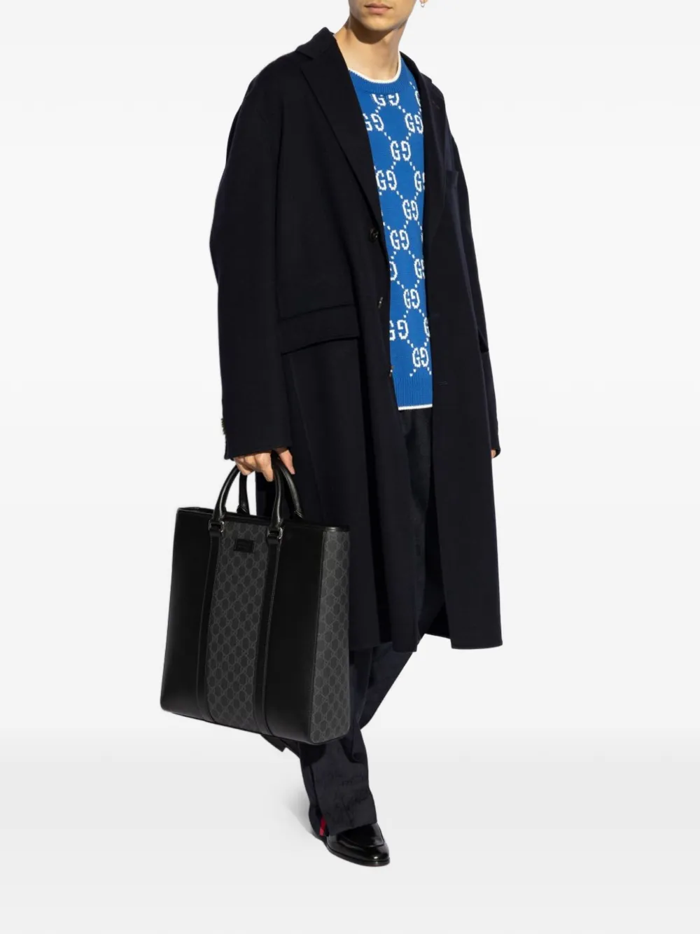 Gucci Loafers met Horsebit-detail Zwart