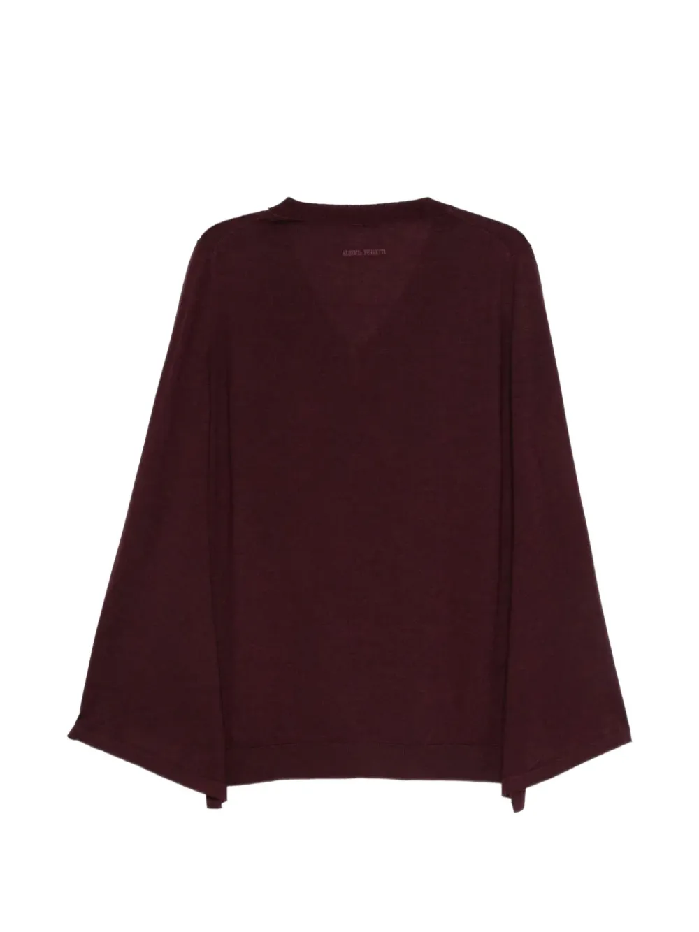 Alberta Ferretti Top met V-hals Rood