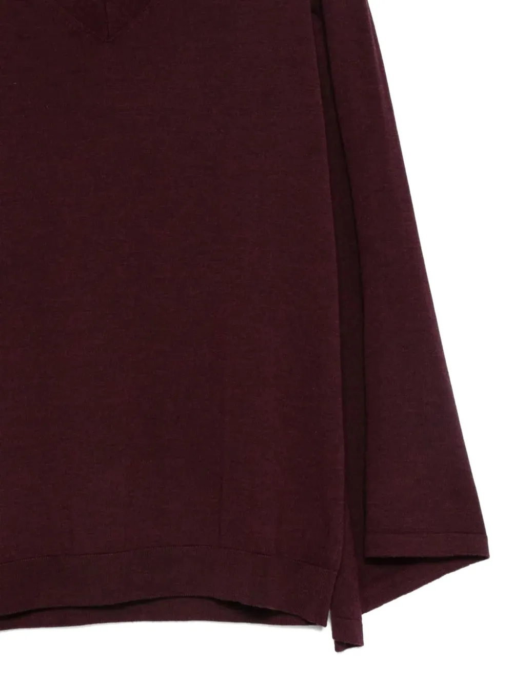 Alberta Ferretti Top met V-hals Rood