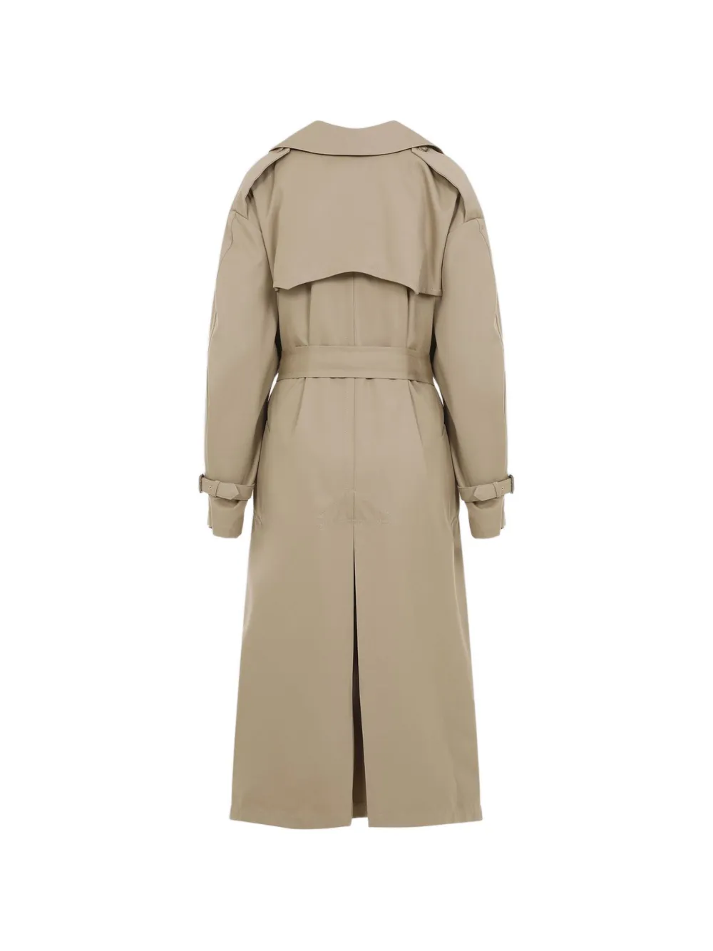 Moschino Jas met ceintuur Beige