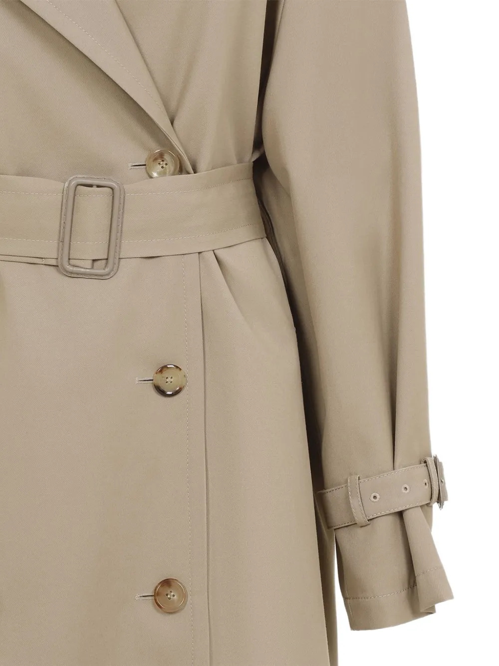 Moschino Jas met ceintuur Beige