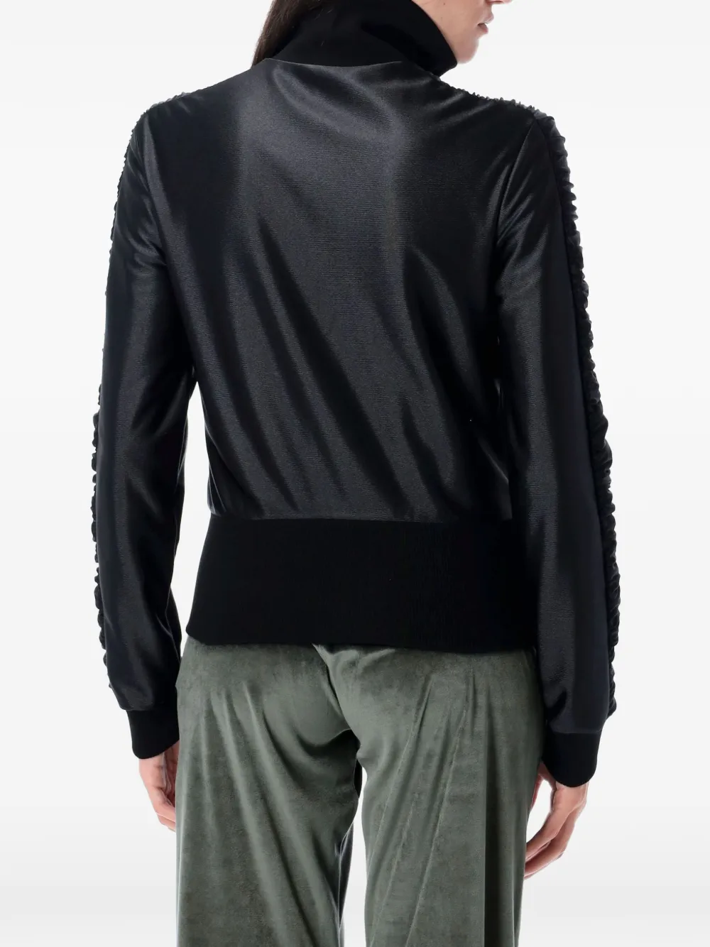 Balenciaga Jack met ruchemouwen Zwart