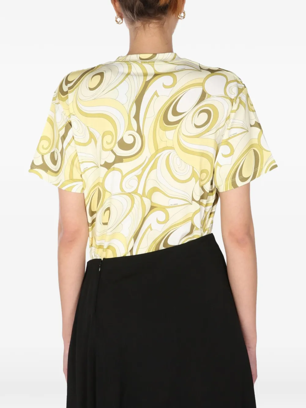  Raf Simons T-shirt Girocollo - Giallo 