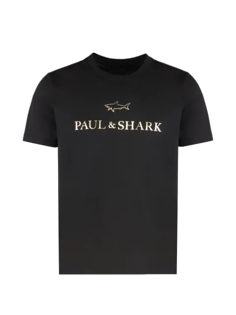 Paul & Shark logo-print cotton T-shirt