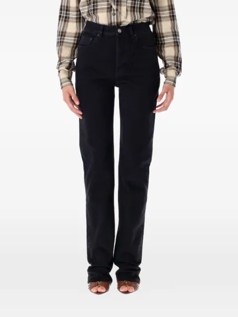 Saint Laurent jeans slim con tiro alto años 90