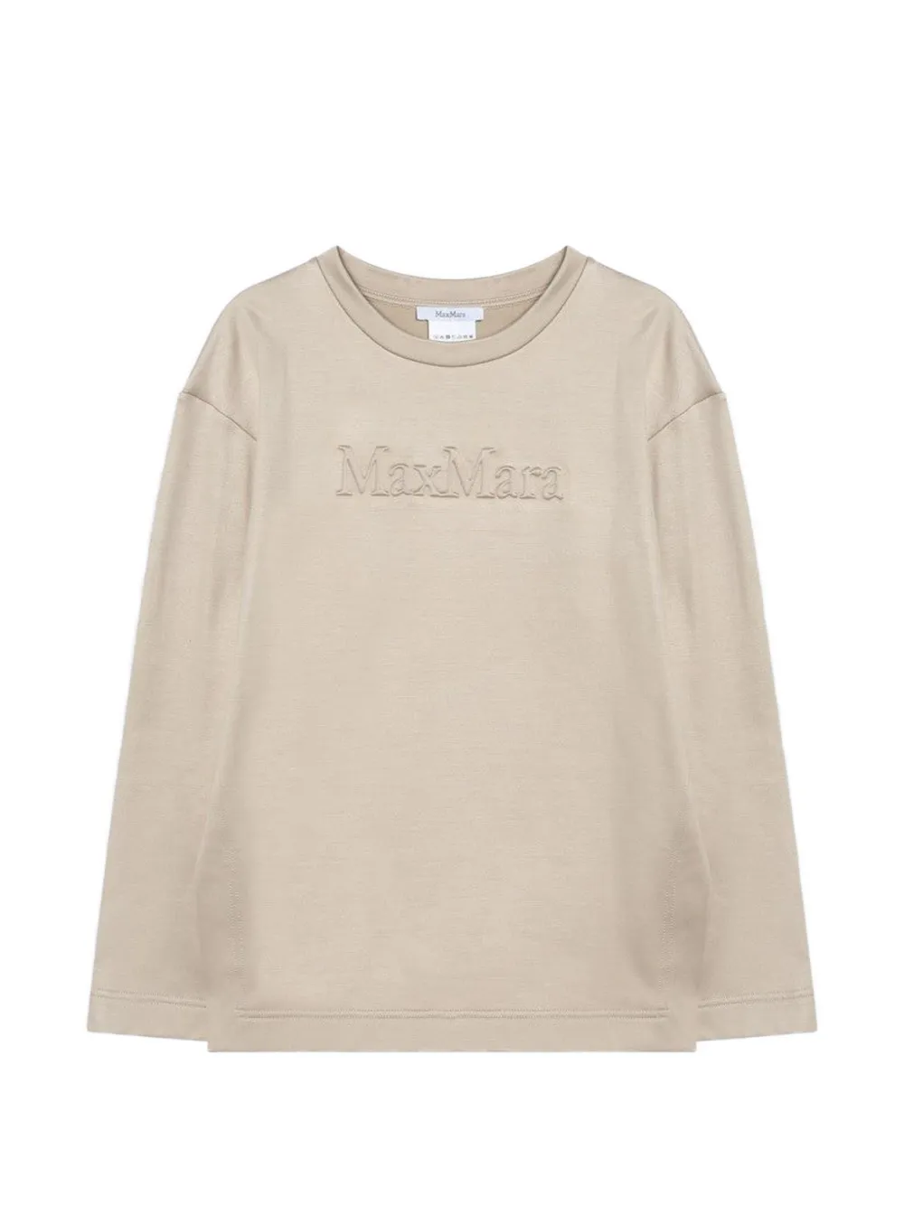 Max Mara embossed sweatshirt - Toni neutri