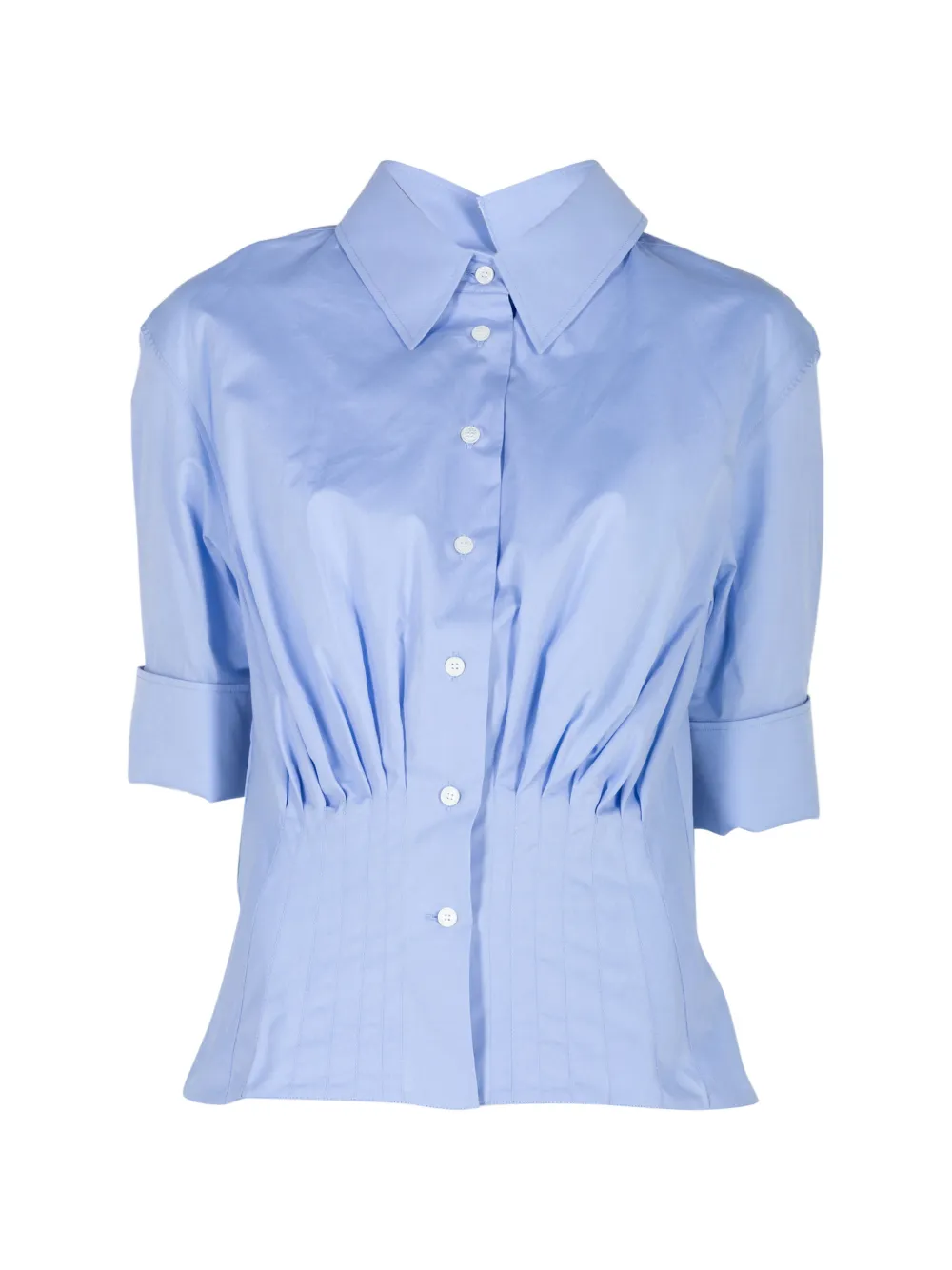 Marni collared buttoned shirt - Blu
