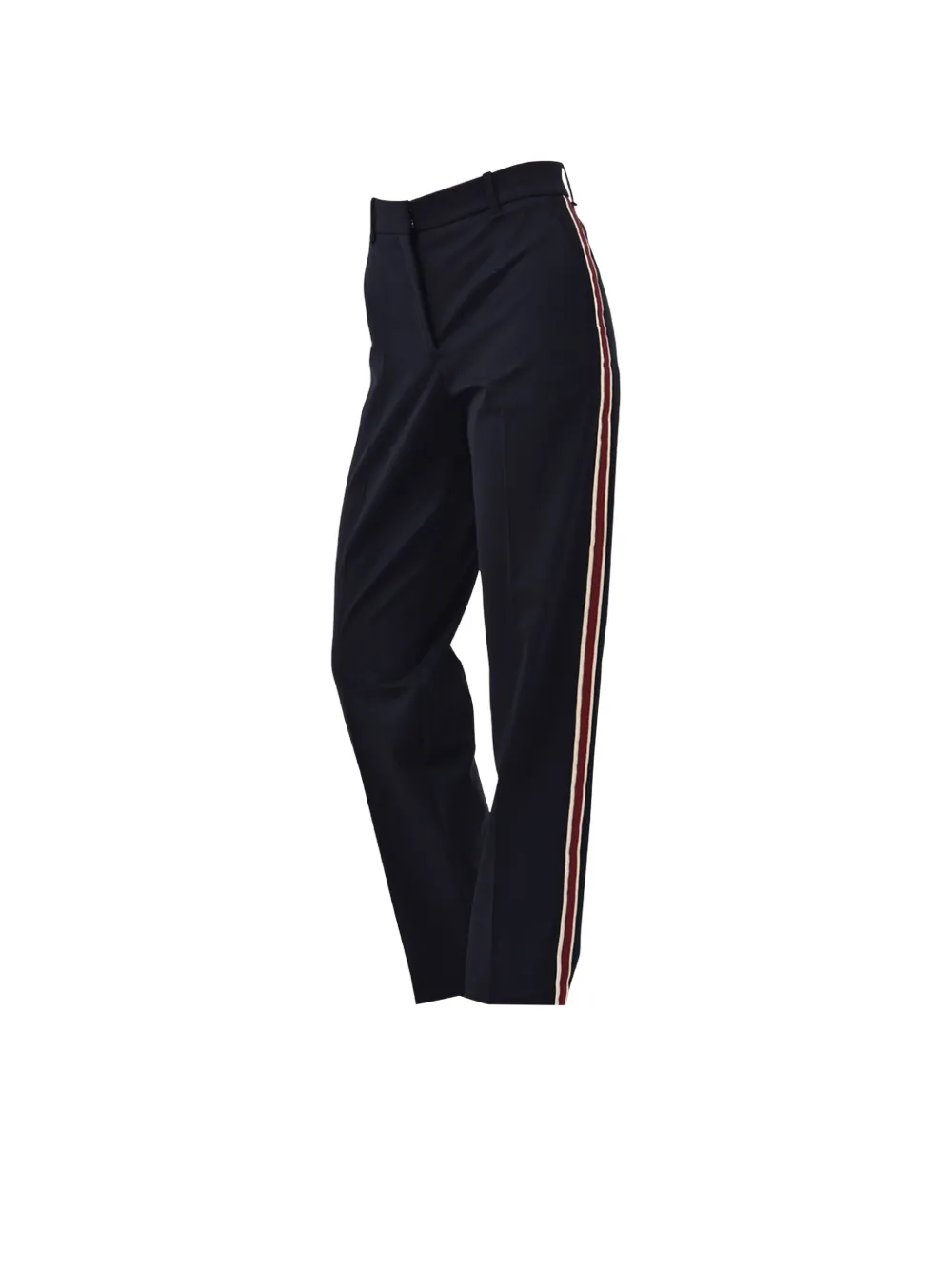 Calvin Klein Stripe Tailored Trousers in Blue, view 4