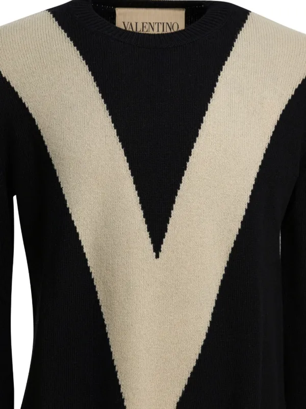 Valentino Garavani ウール セーター | ブラック | FARFETCH JP