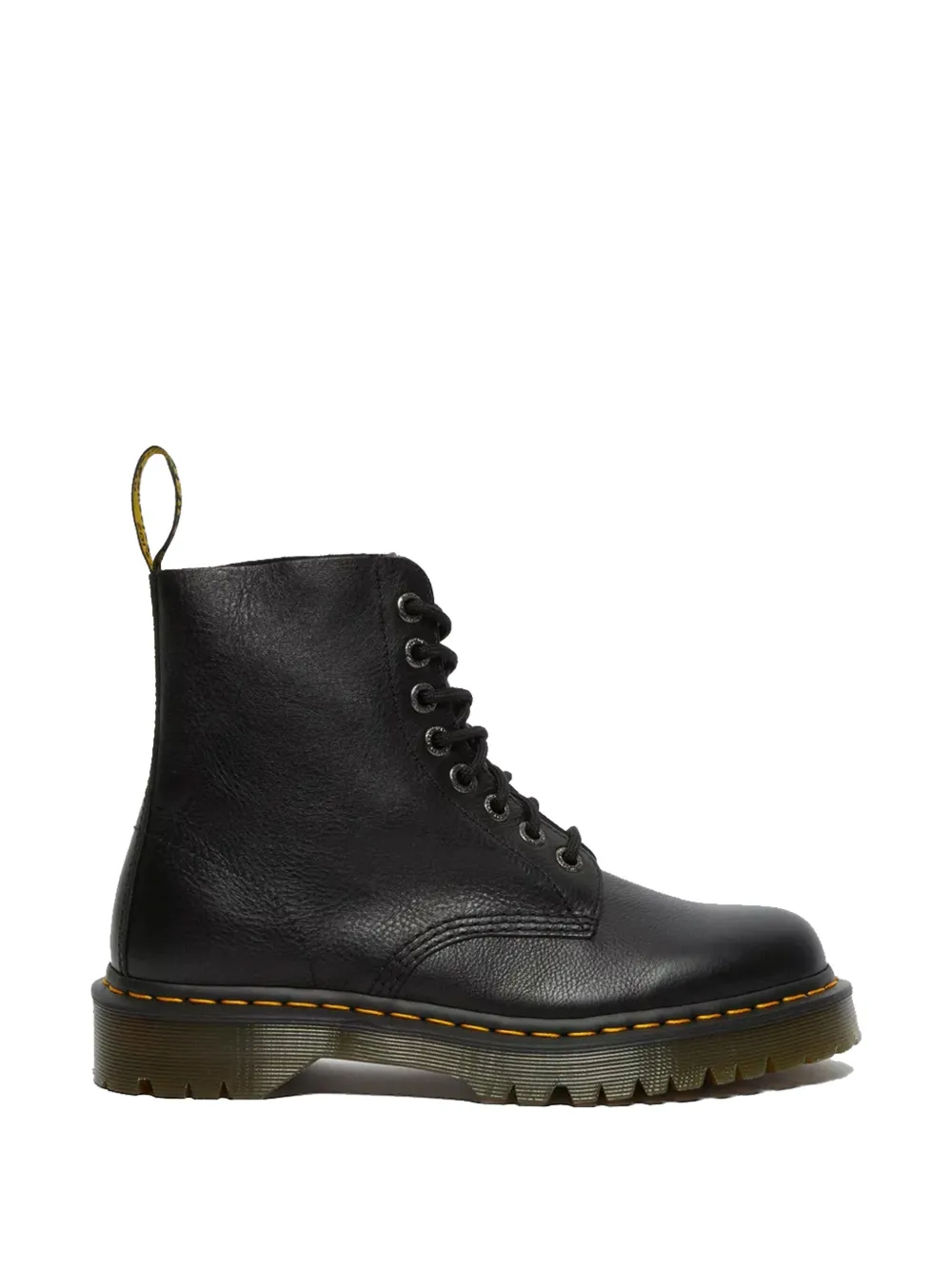 Dr Martens Leren veterlaarzen Zwart