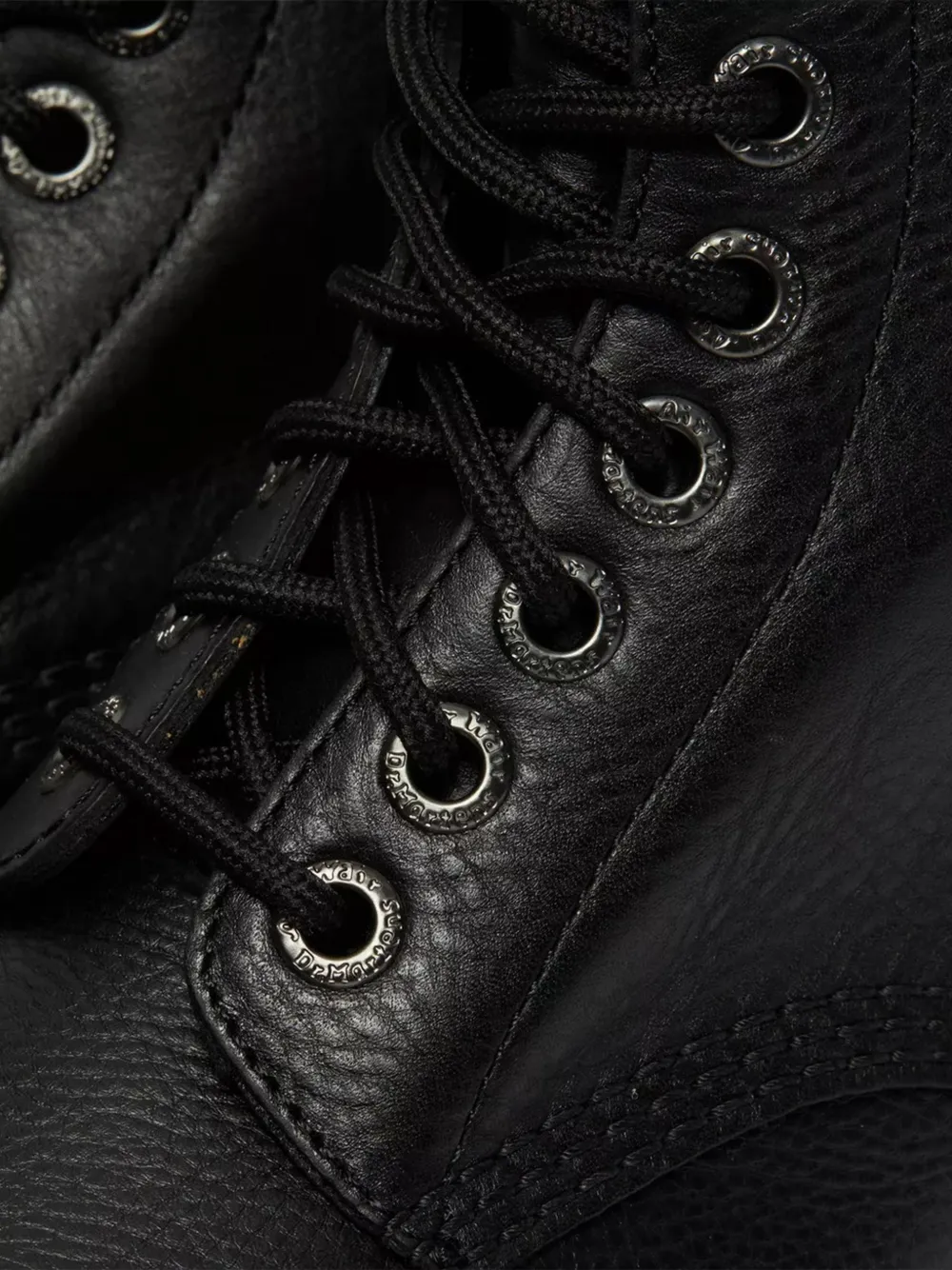 Dr Martens Leren veterlaarzen Zwart