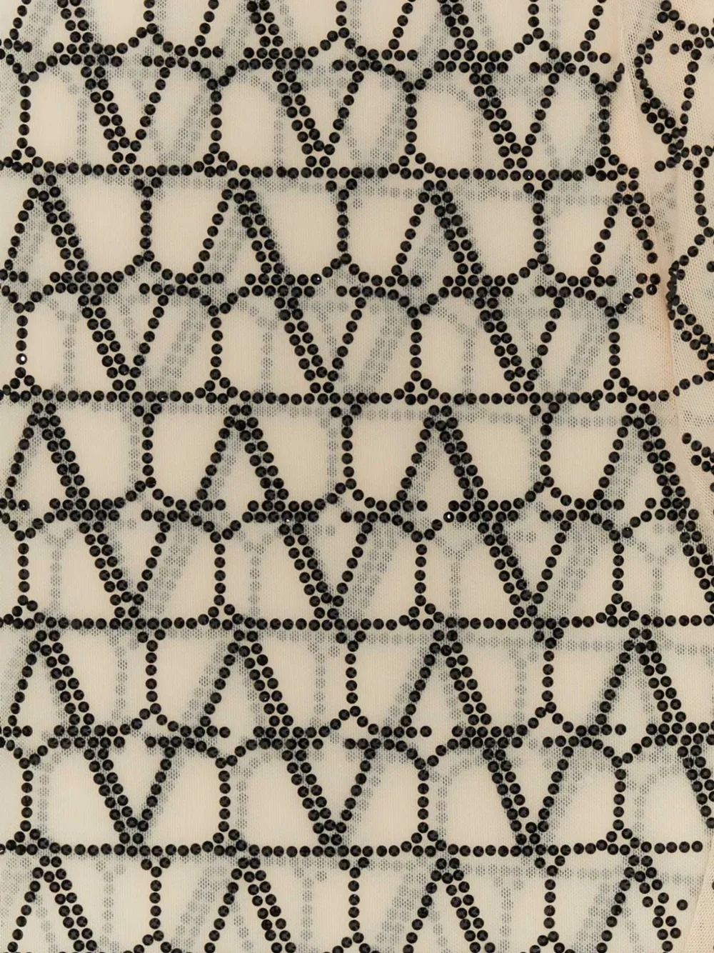 Valentino Embroidered Patterned Tights In Multi