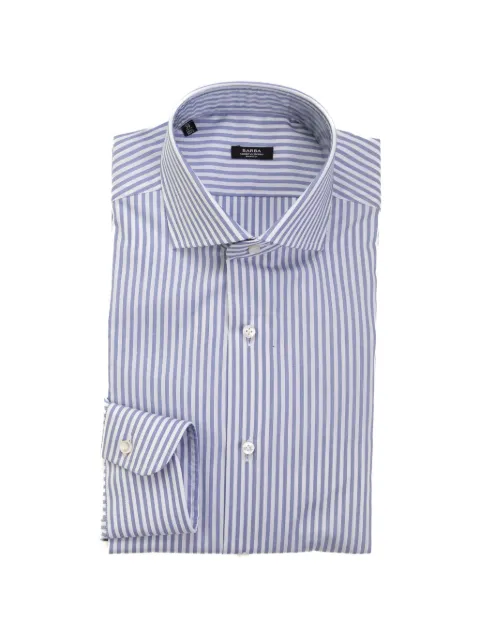 Barba striped long-sleeve shirt