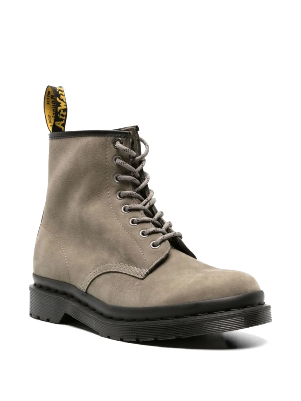 Dr Martens 1460 Milled suède combat boots Grijs