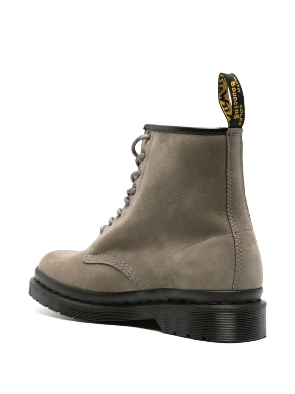 Dr Martens 1460 Milled suède combat boots Grijs