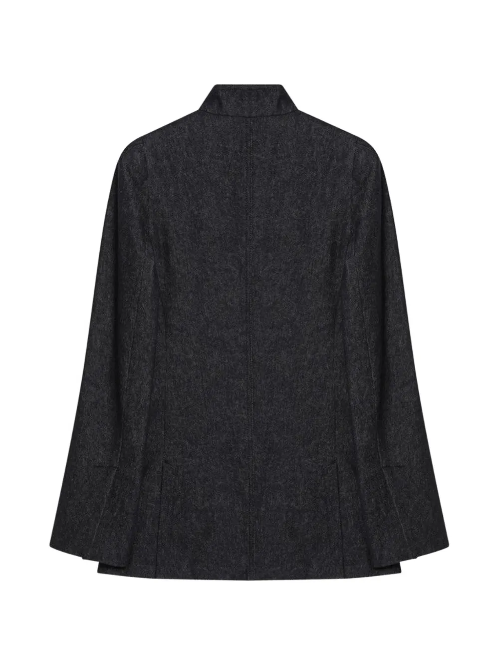 Max Mara Katoenen jack met denim effect Grijs