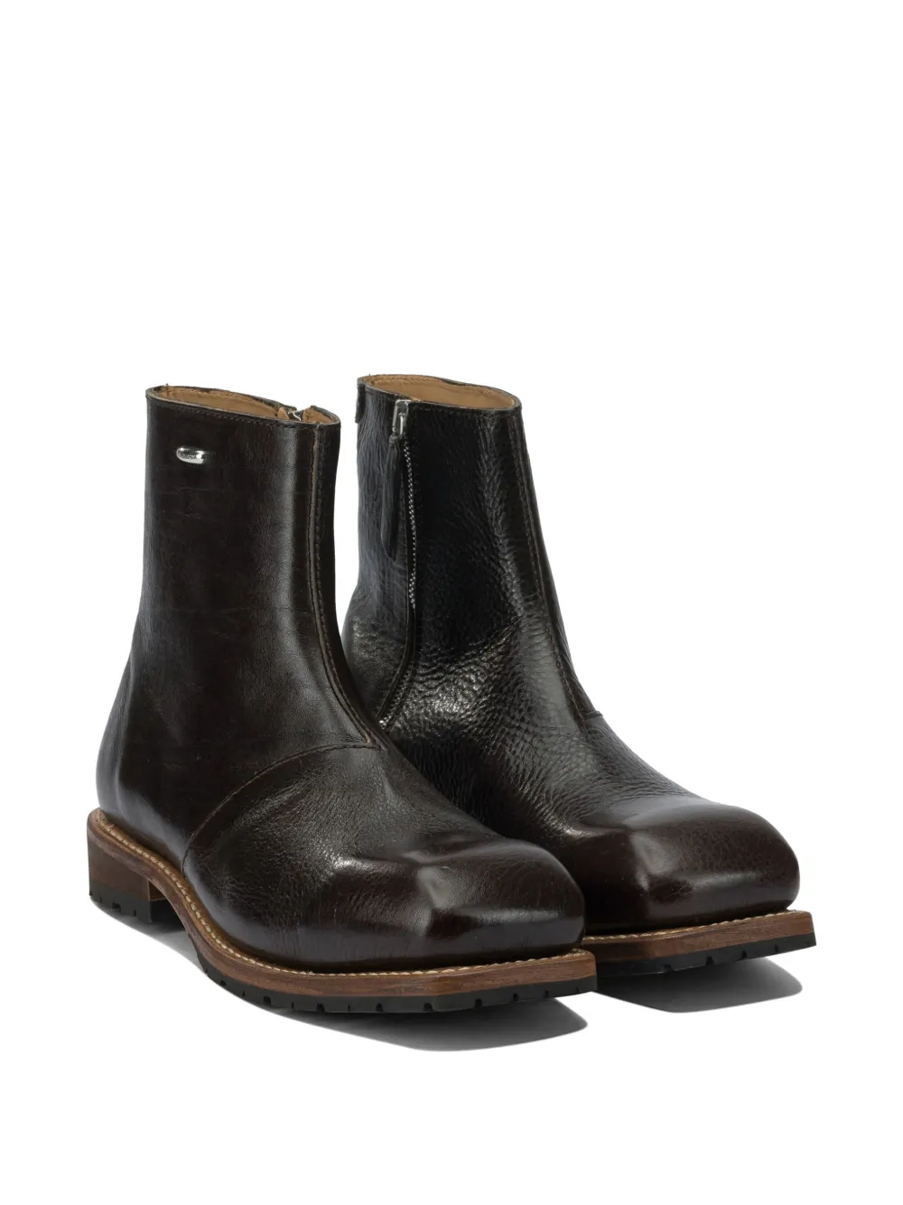 OUR LEGACY Engine leather boots Zwart