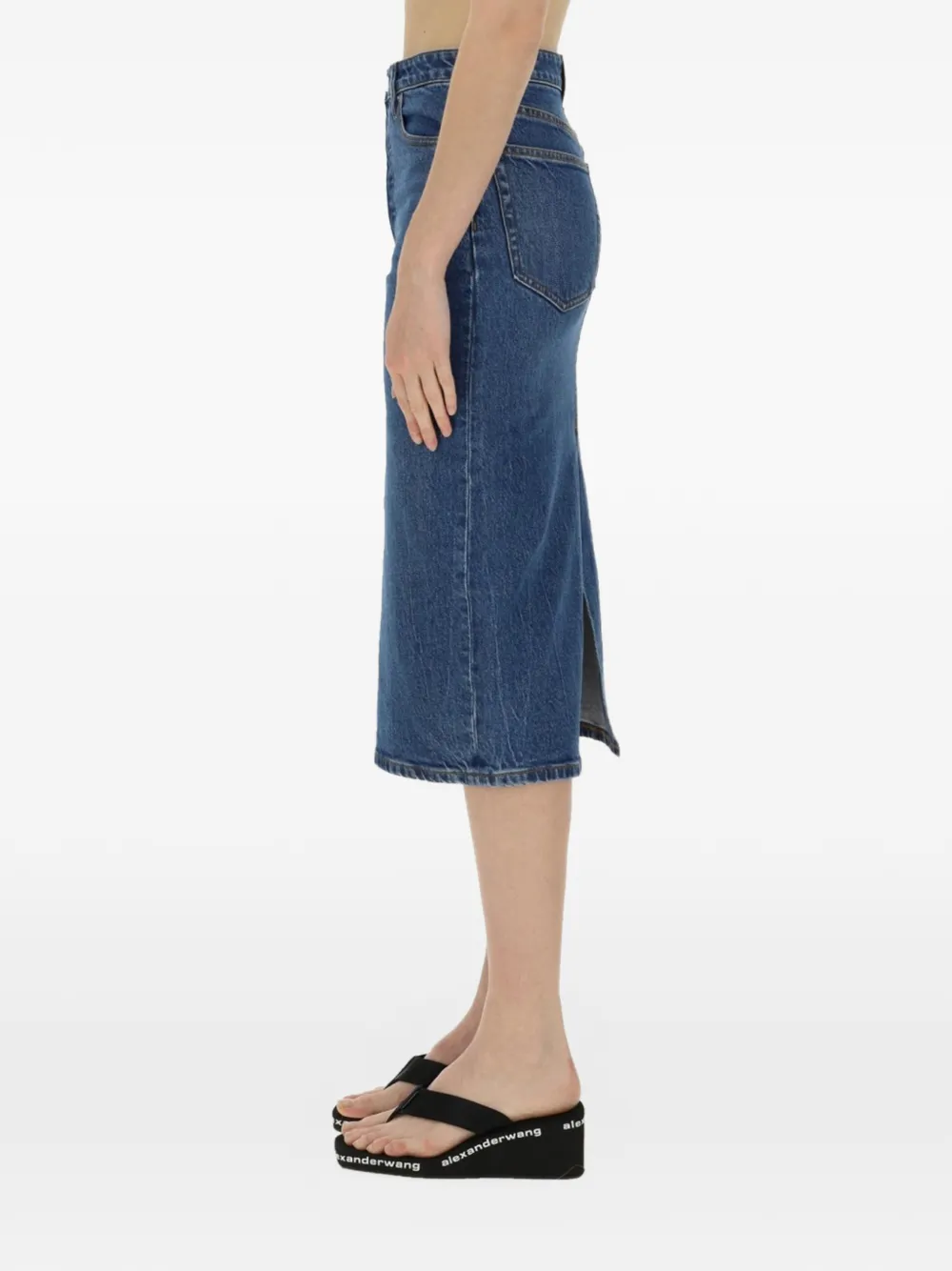 alexanderwang.t pencil denim skirt