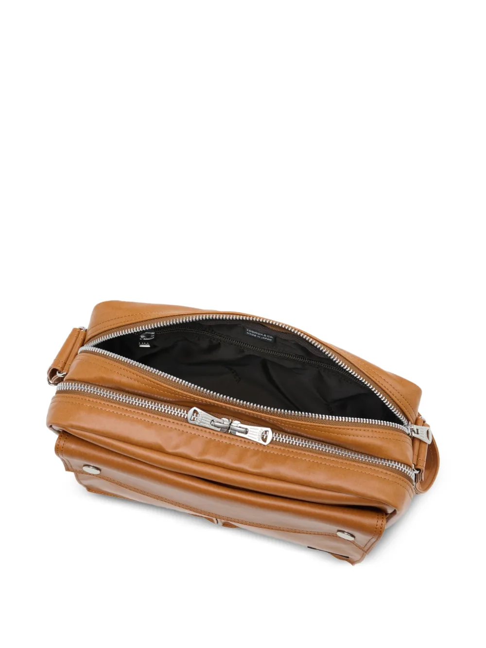 Porter-Yoshida & Co. Button Flap schoudertas Beige
