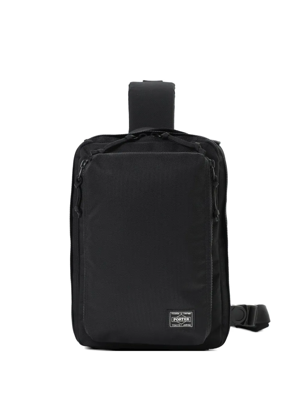 Porter-Yoshida & Co. Unit Sling zip shoulder bag - Nero