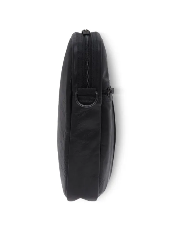 PORTER YOSHIDA & CO. ショルダーバッグ 黒 Porter-Yoshida & Co. Zip Leather Shoulder Bag | Black | FARFETCH