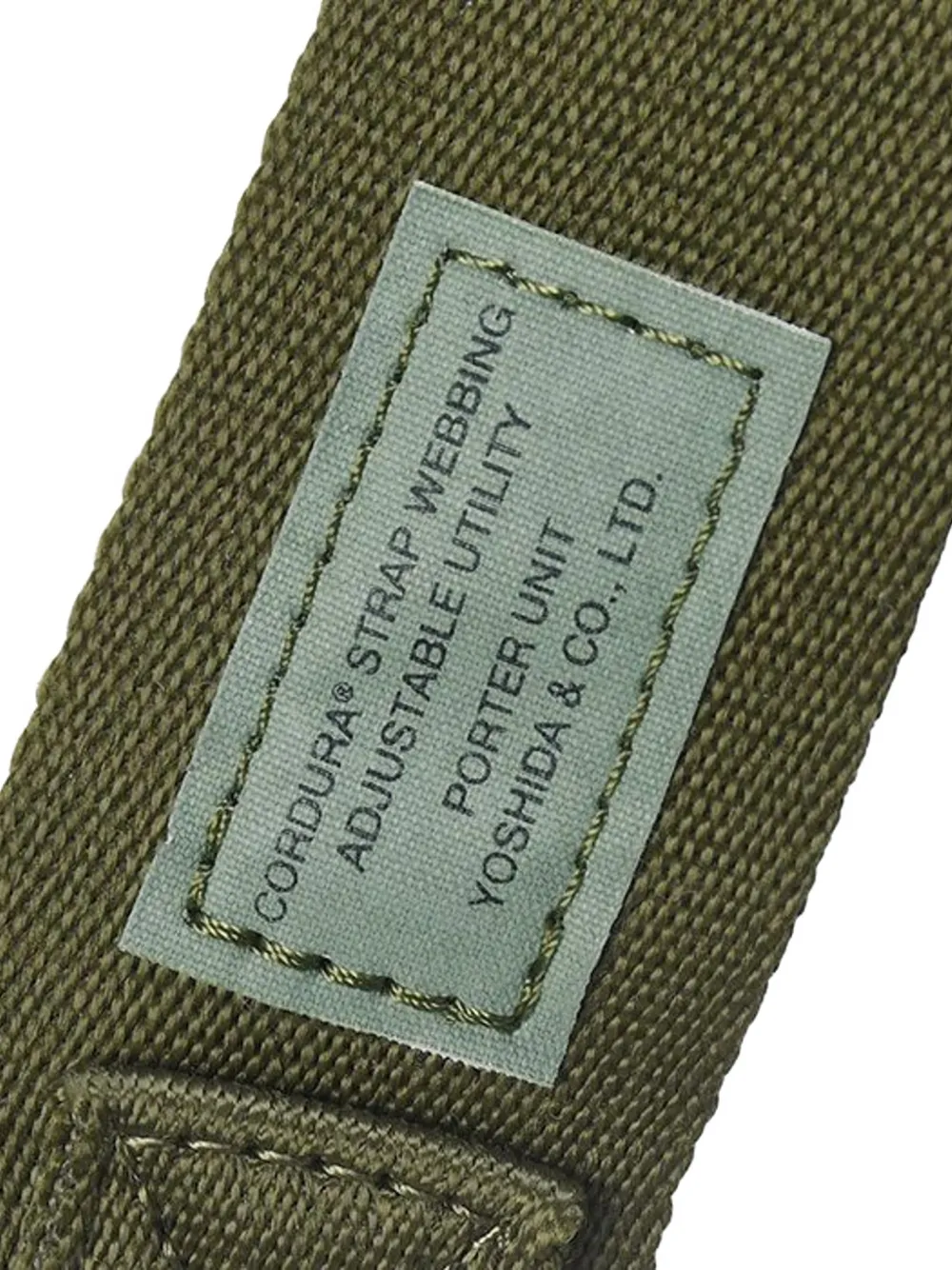 Porter-Yoshida & Co. logo-patch tote bag Groen