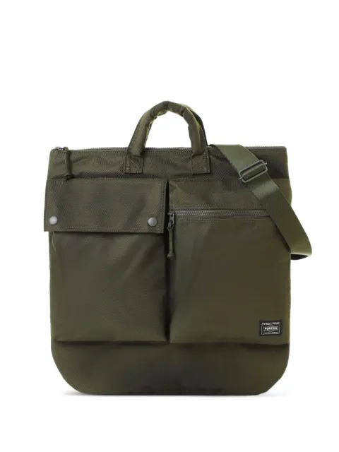 Porter-Yoshida & Co. logo-patch tote bag