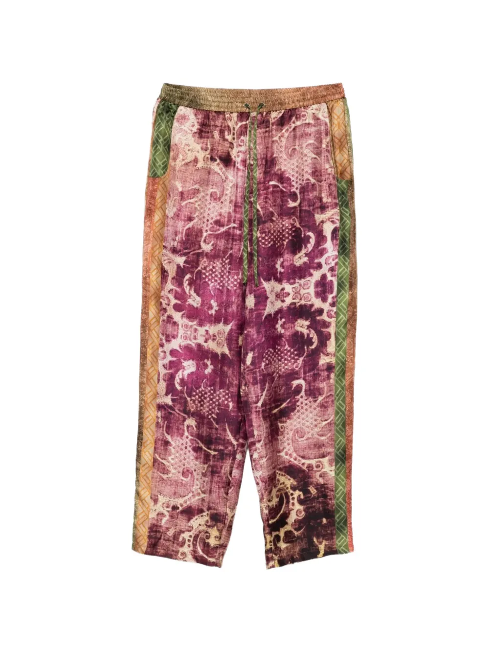 Pierre-Louis Mascia printed silk trousers - Viola