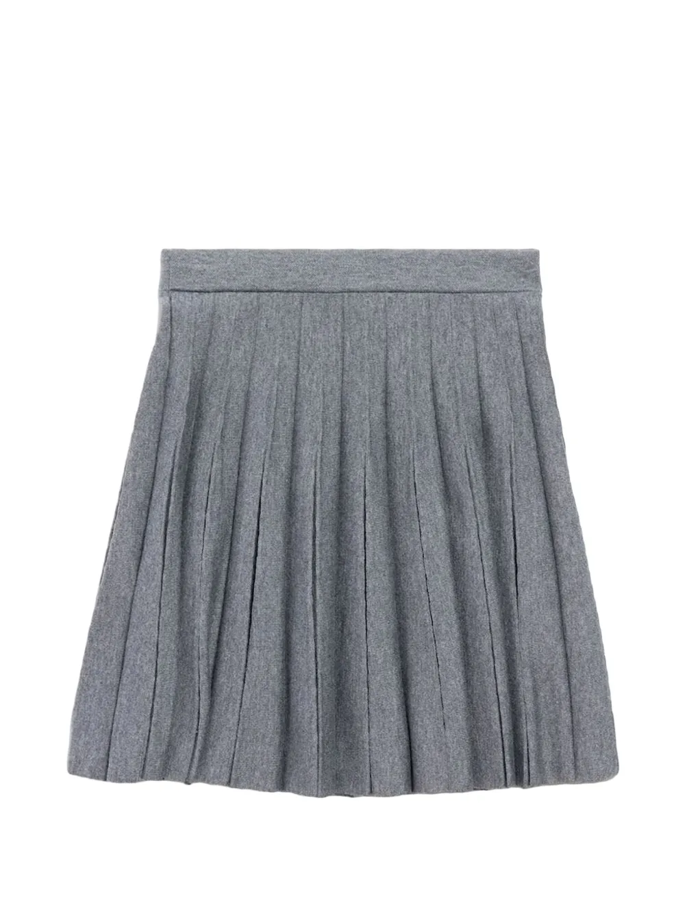 Balenciaga Elastische rok met plooien Grijs