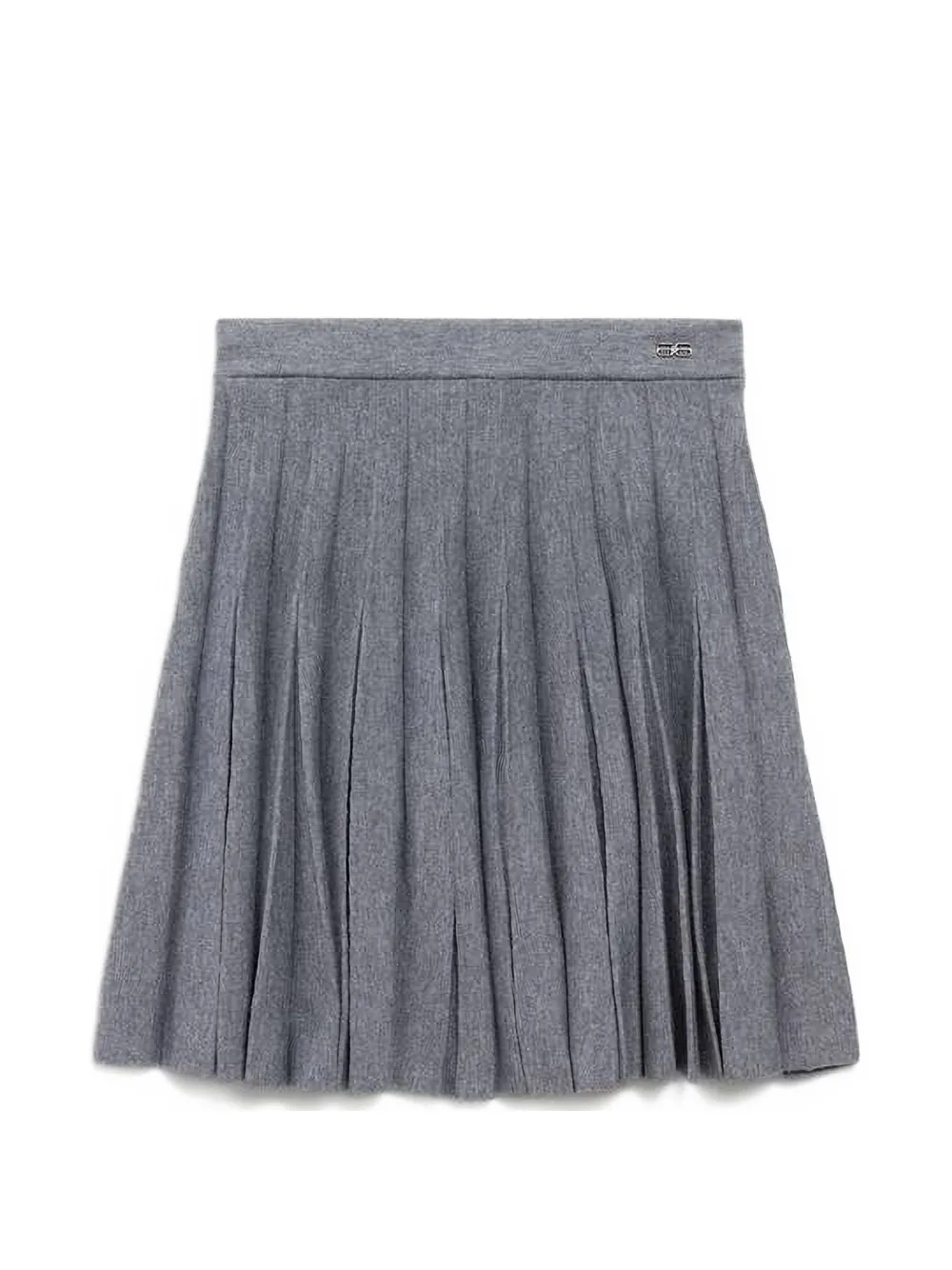 Balenciaga pleated elasticated skirt - Grigio