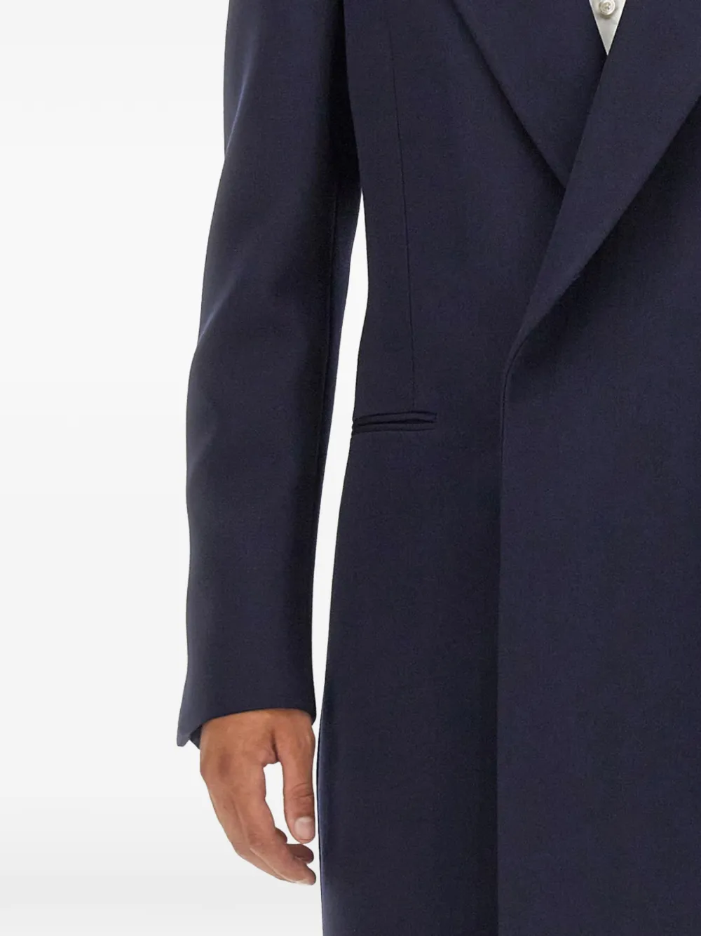 Alexander McQueen Jas met dubbele rij knopen Blauw