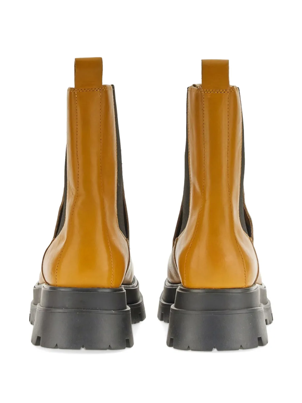 Ash Sabot leather boots Beige