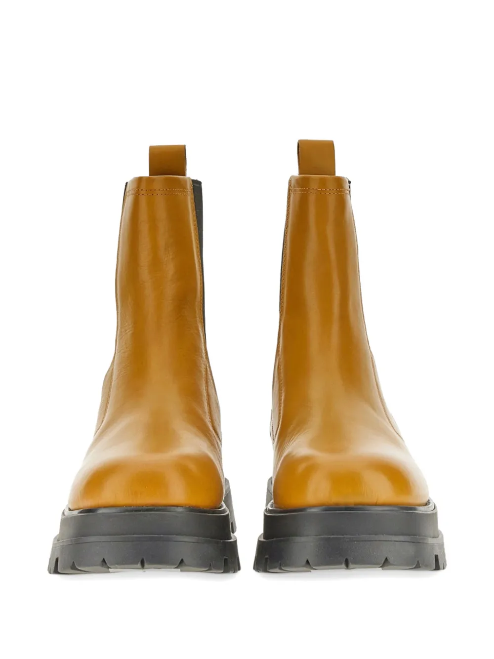 Ash Sabot leather boots Beige