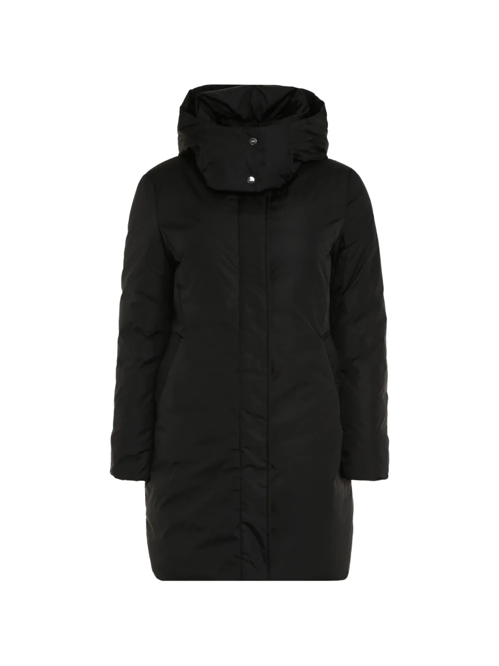 Add LONG SLEEVED HOODED JACKET - Nero