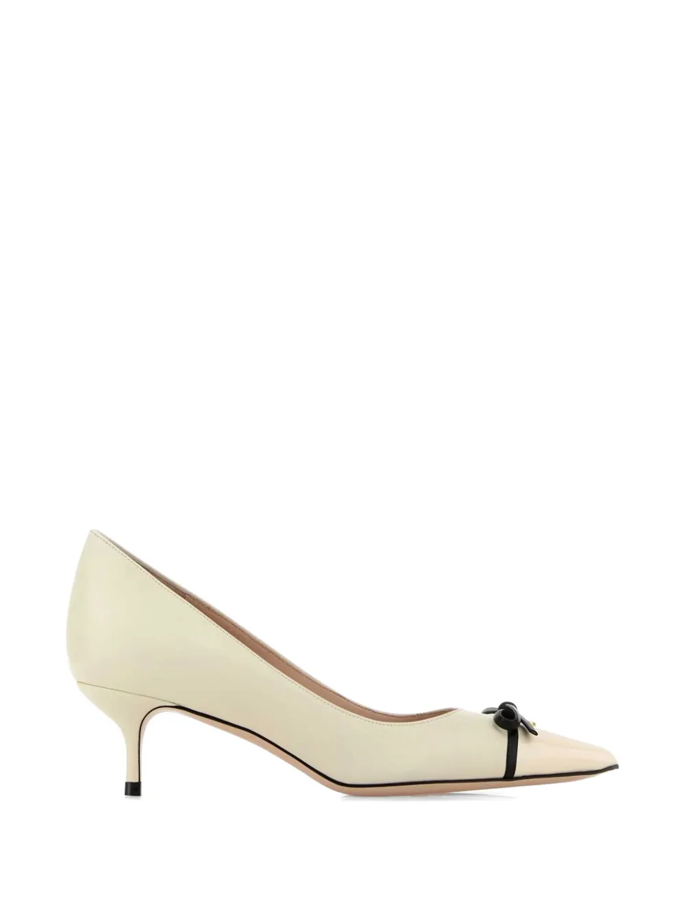 Valentino Garavani bow detail heeled pumps - Toni neutri