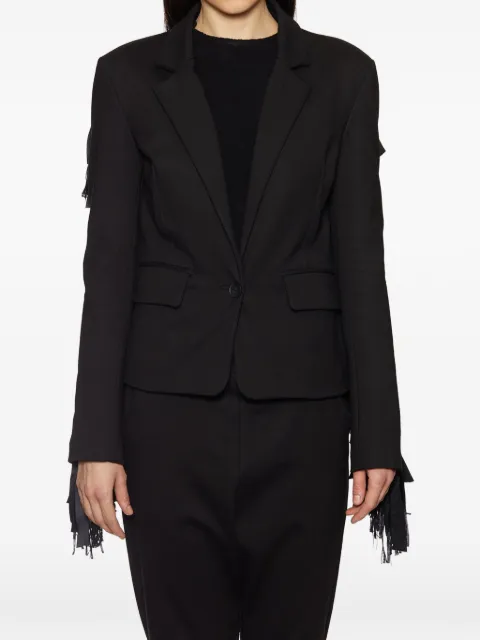 Nostra Santissima fringes blazer
