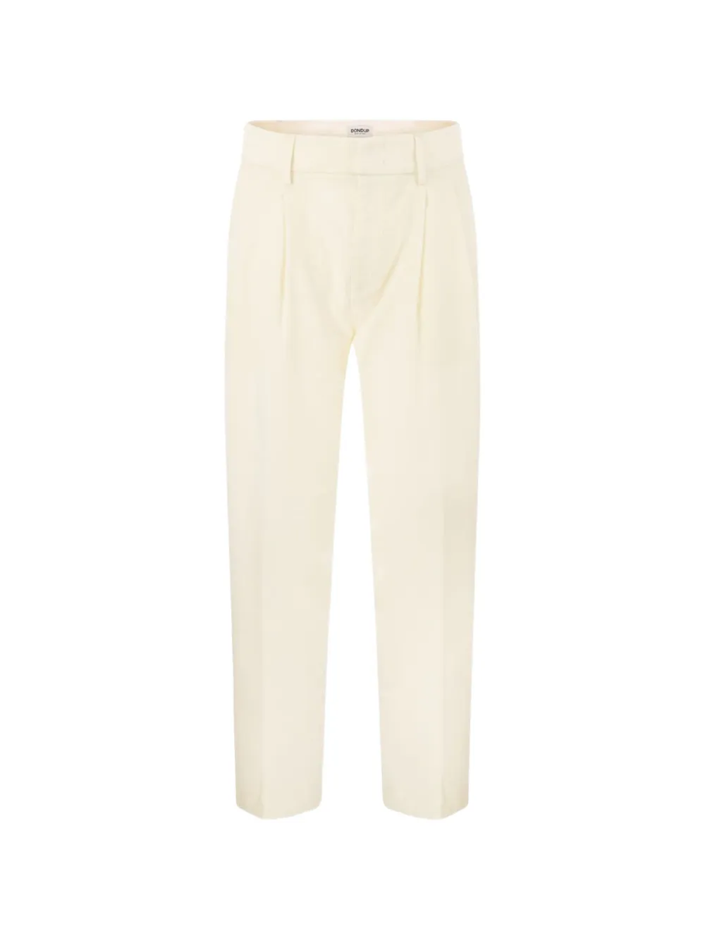 DONDUP Sheryl loose-fit flannel trousers - Toni neutri