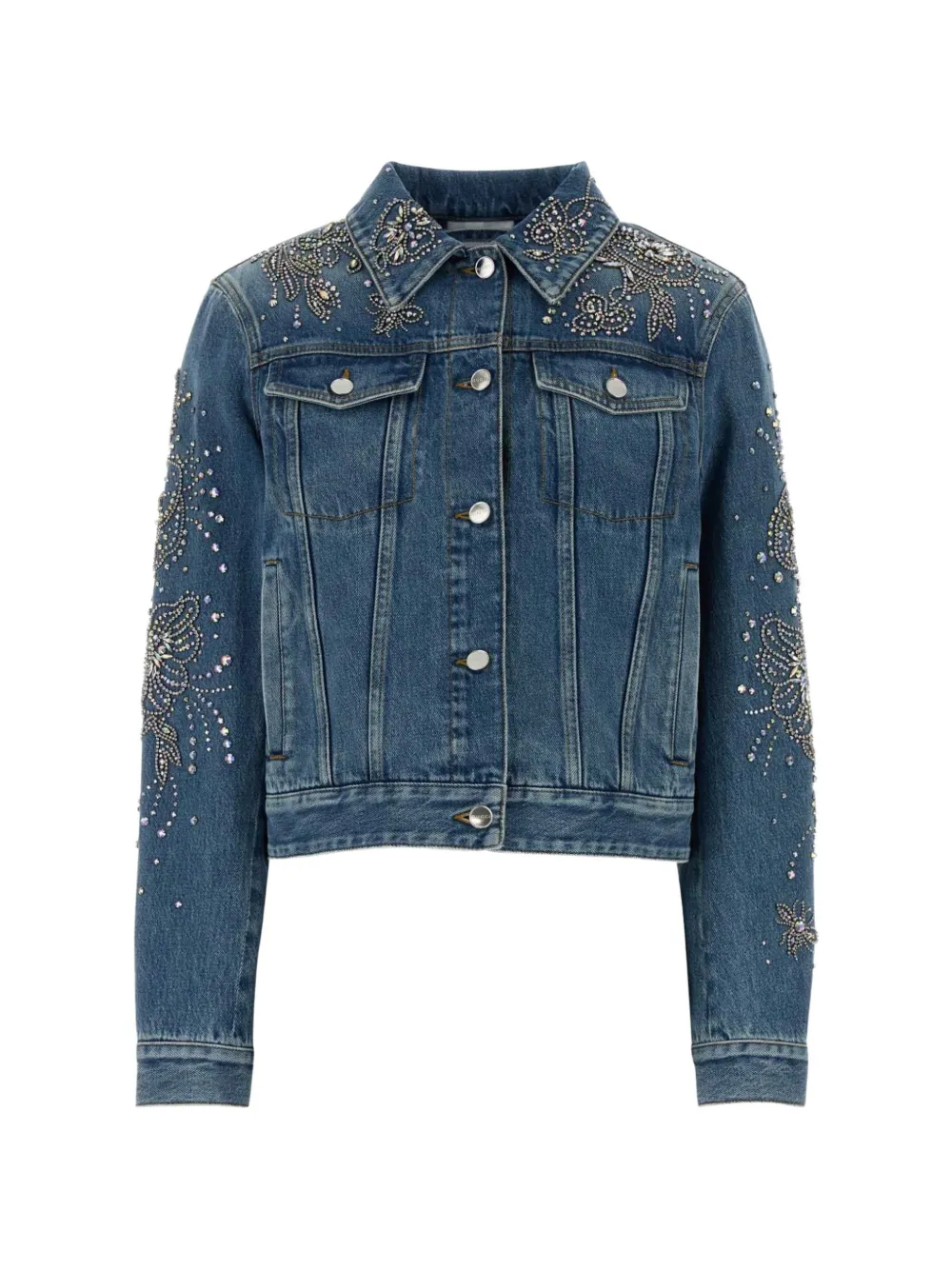 Gucci embellished denim jacket – Blue