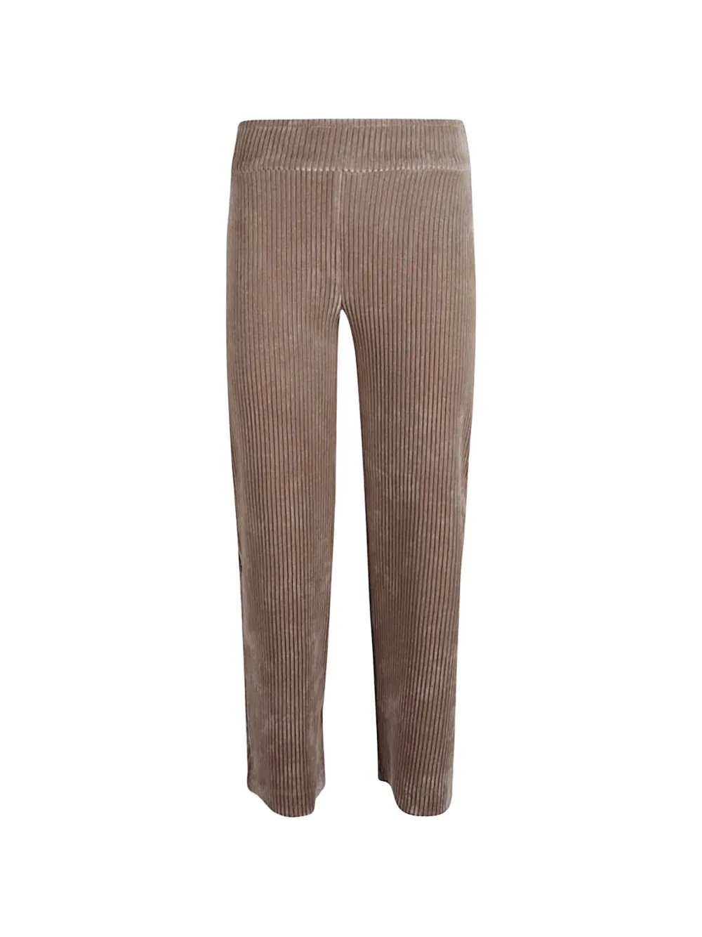 Avenue Montaigne corduroy-effect trousers – Neutrals