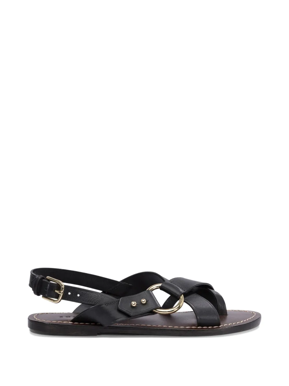 Soeur Florence Criss-cross Sandals In Black