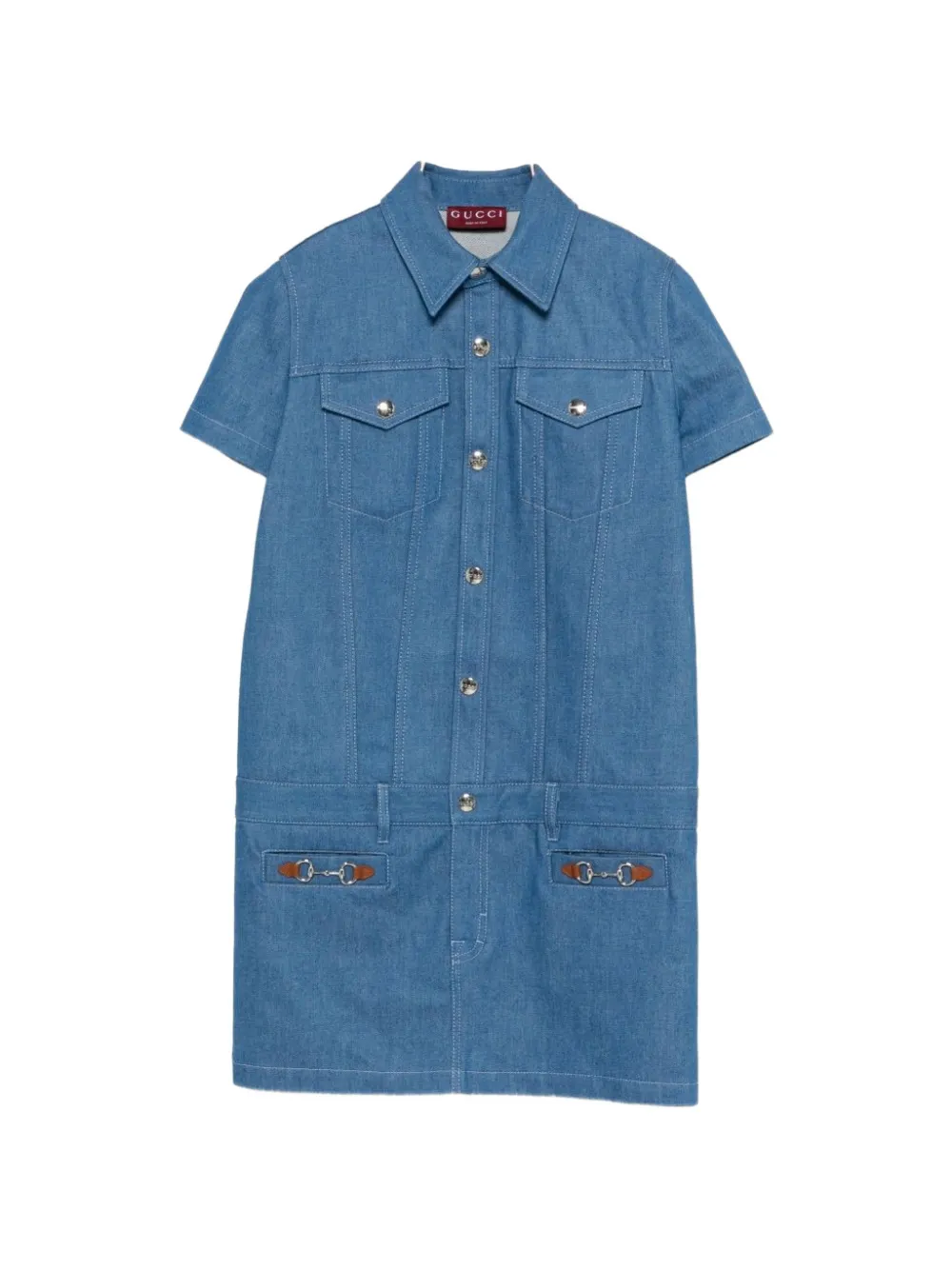 Gucci denim mini dress - Blau